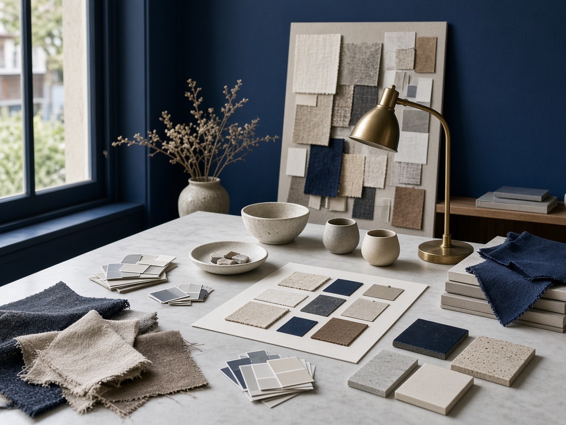 Atelier HomeeStyle: Stoffe, Farben und Materialmuster
